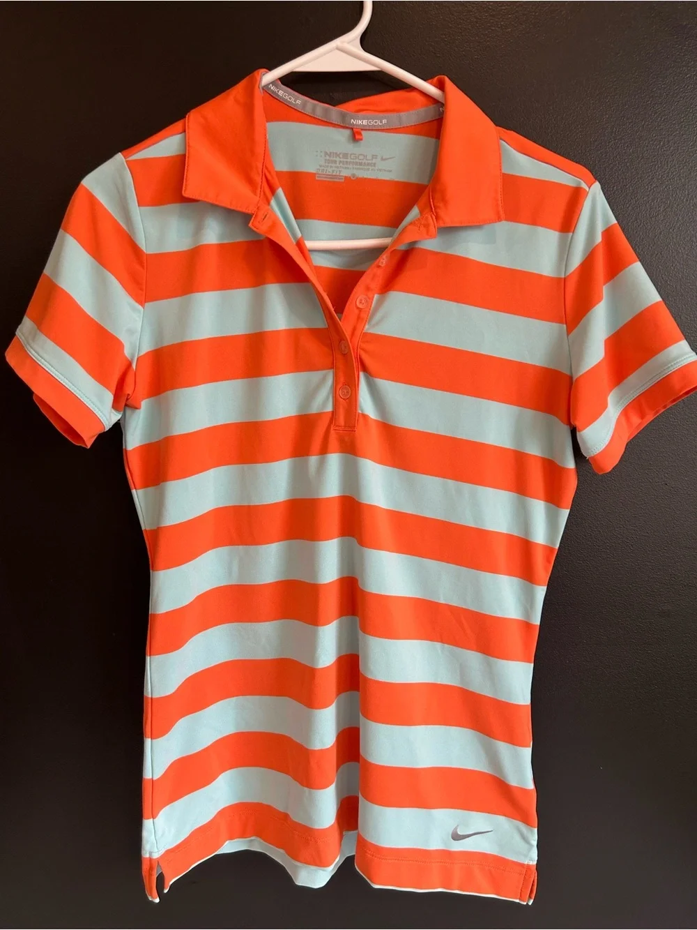 Nike Golf Tour Performance Dri-FIT Polo Shirt Women’s Small Preppy